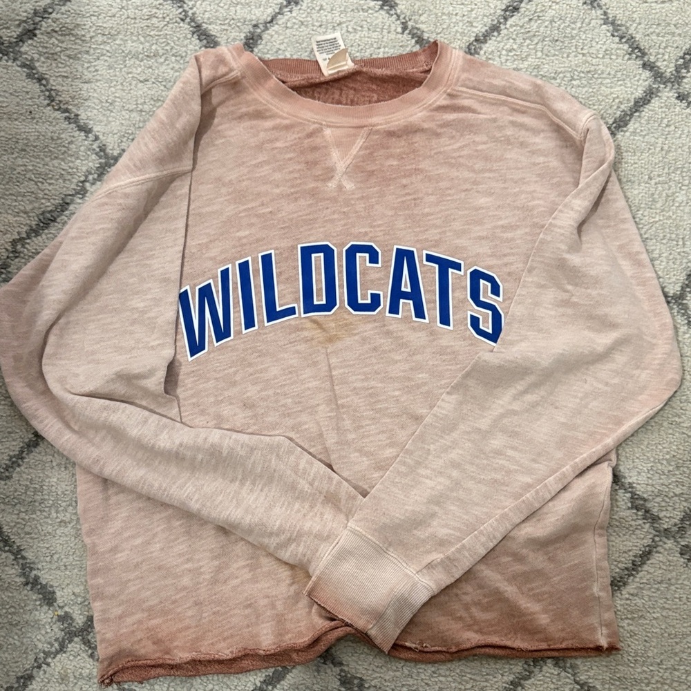 PINK Victoria's Secret Pink Wildcats Long Sleeve Tee